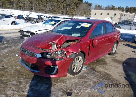 2016 Mitsubishi Lancer Es из США, поврежденный, VIN JA32U2FU3GU007206